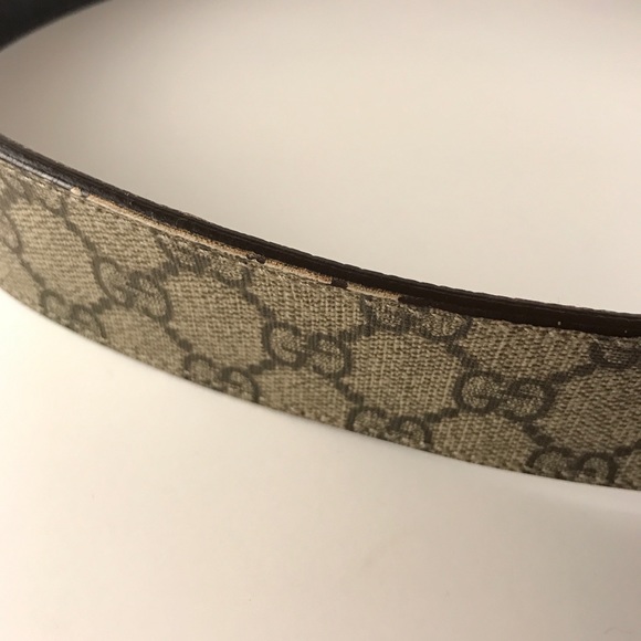 Auth brown Gucci belt interlocking GG monogram - Picture 5 of 5